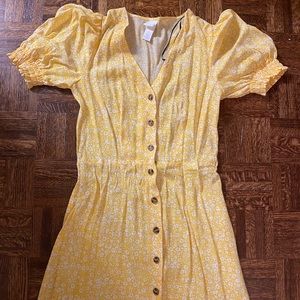 Yellow Floral H&M Dress